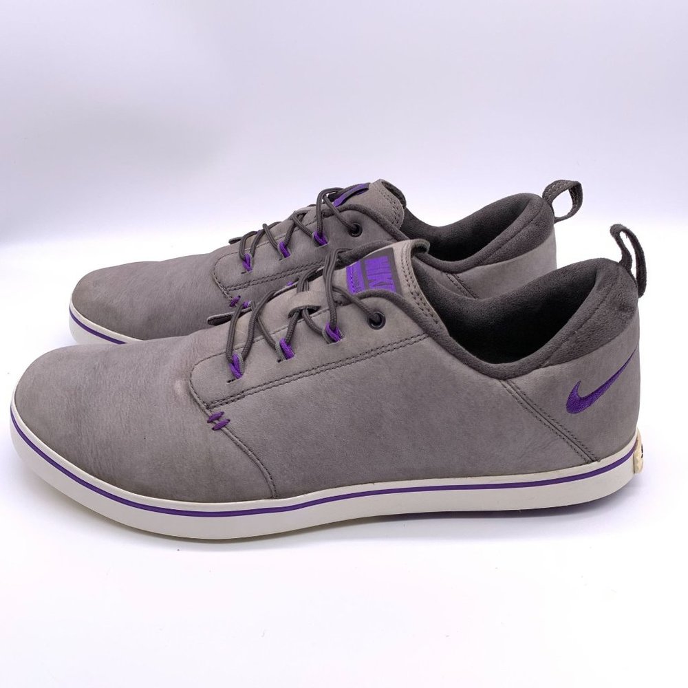 Womens Nike Gray / Purple Golf Shoes Sz 8.5